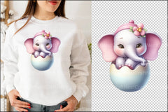 Elephant Baby Shower Clipart Bundle - CraftNest - Digital Crafting and Art