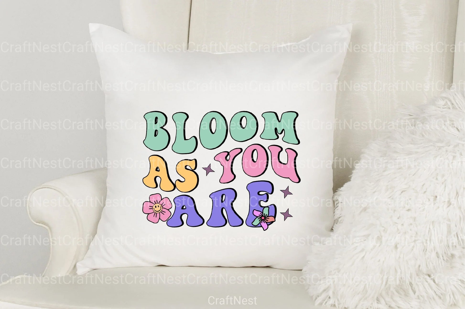 Retro Flower Quotes Bundle - CraftNest - Digital Crafting and Art