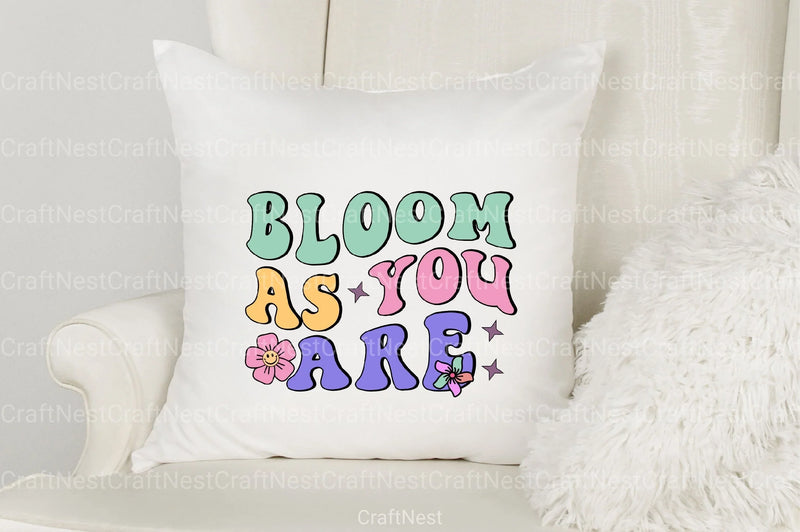 Retro Flower Quotes Bundle - CraftNest - Digital Crafting and Art