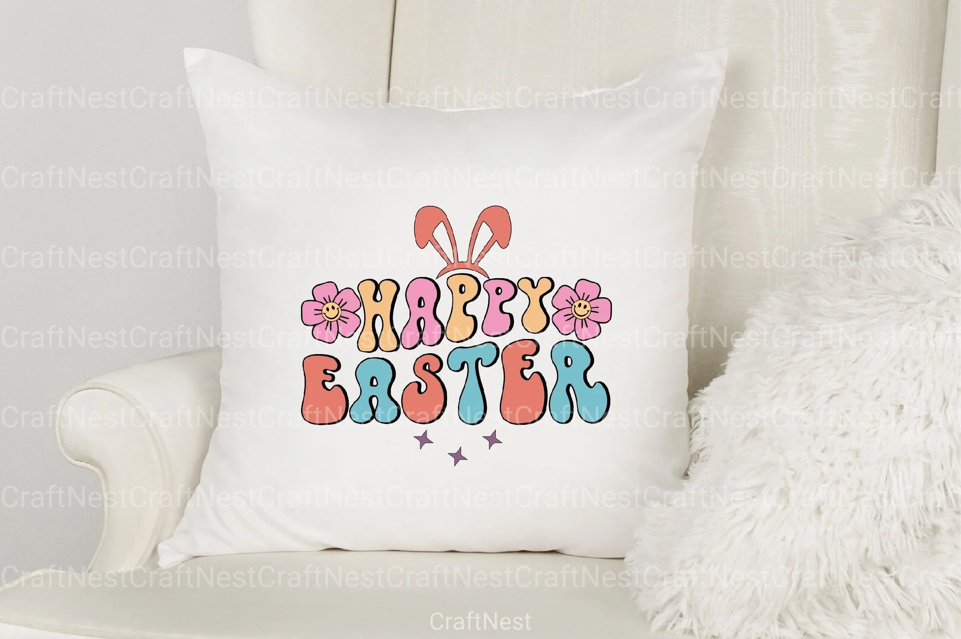 Retro Easter Clipart Bundle 10 - CraftNest - Digital Crafting and Art