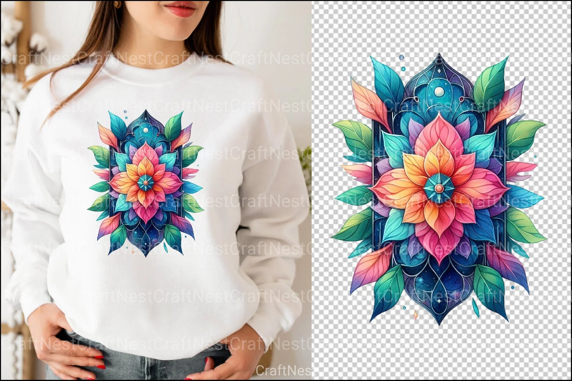 Flowers Tarot Cards Clipart Bundle 1 - CraftNest - Digital Crafting and Art