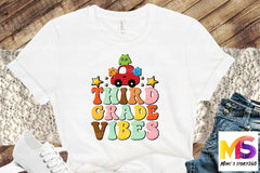 Third Grade Vibes Back to School Bundle - CraftNest - Digital Crafting and Art