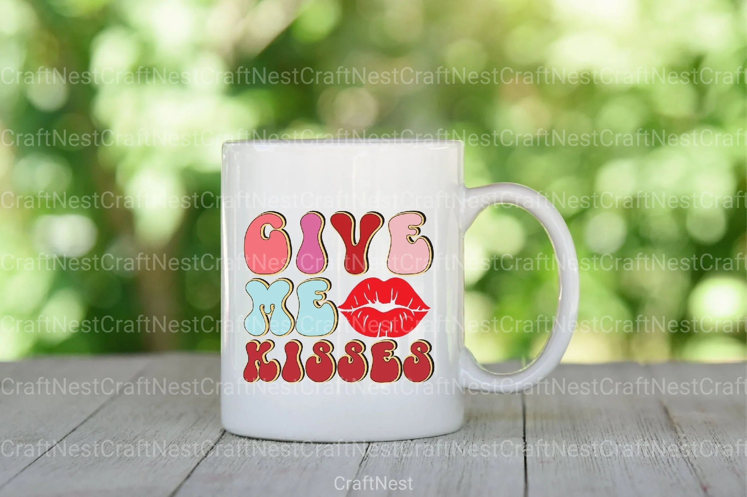 Retro Valentine's Day Design Bundle - CraftNest - Digital Crafting and Art