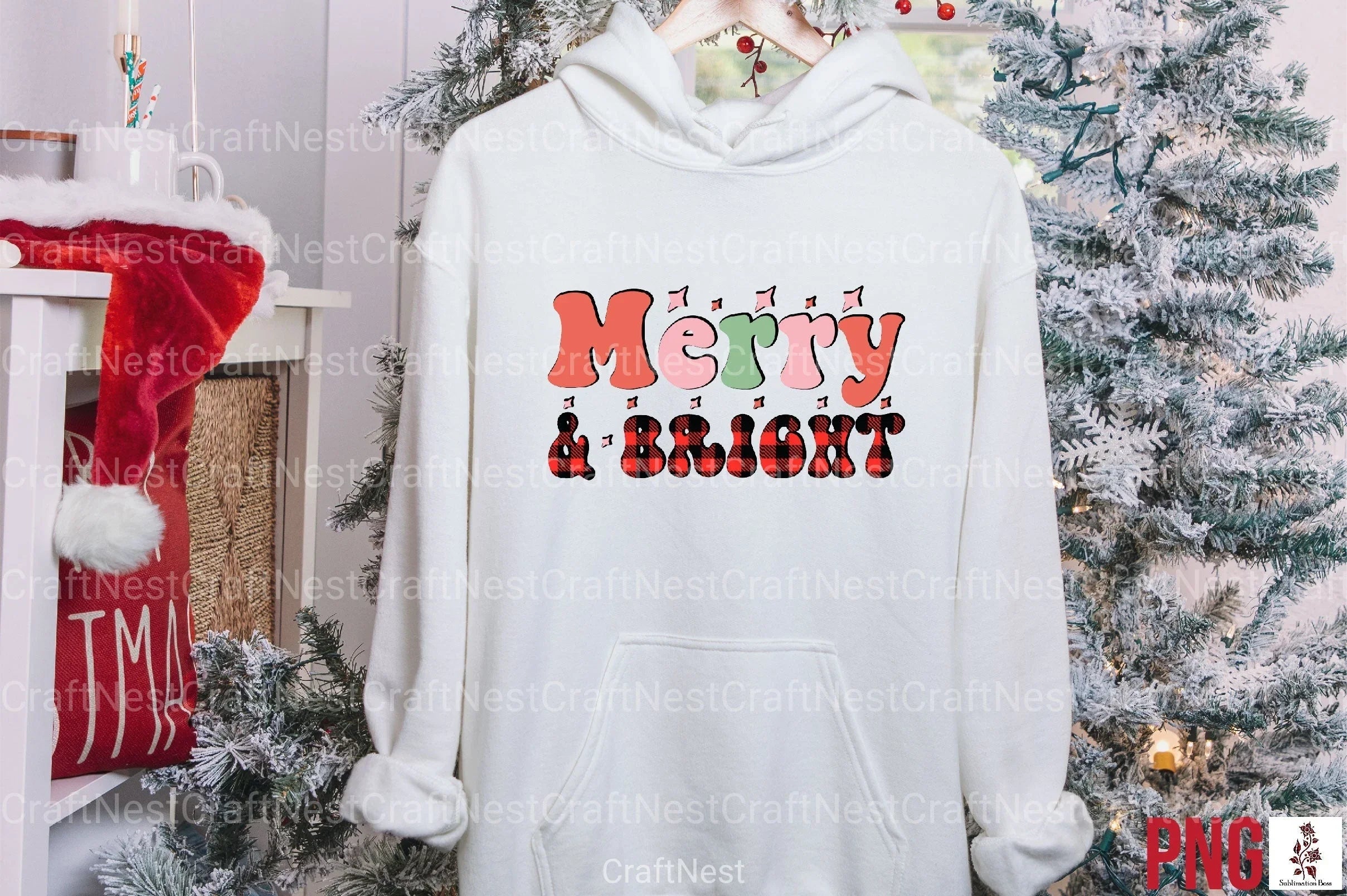 Retro Cute Christmas Clipart Bundle - CraftNest - Digital Crafting and Art