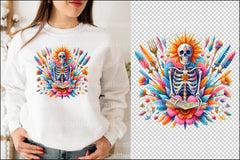 Skeletons in Careers Tarot Card Clipart Bundle - CraftNest - Digital Crafting and Art