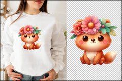 Cute Animals Stickers Clipart Bundle - CraftNest - Digital Crafting and Art