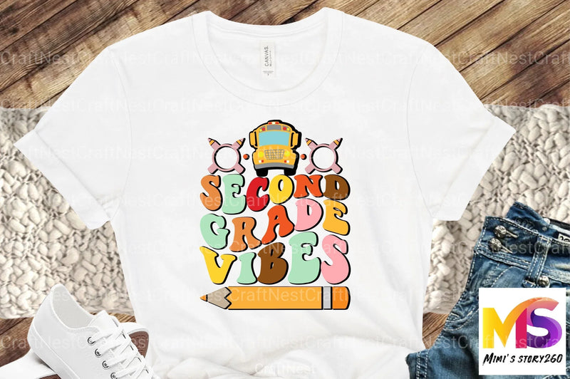 Third Grade Vibes Back to School Bundle - CraftNest - Digital Crafting and Art