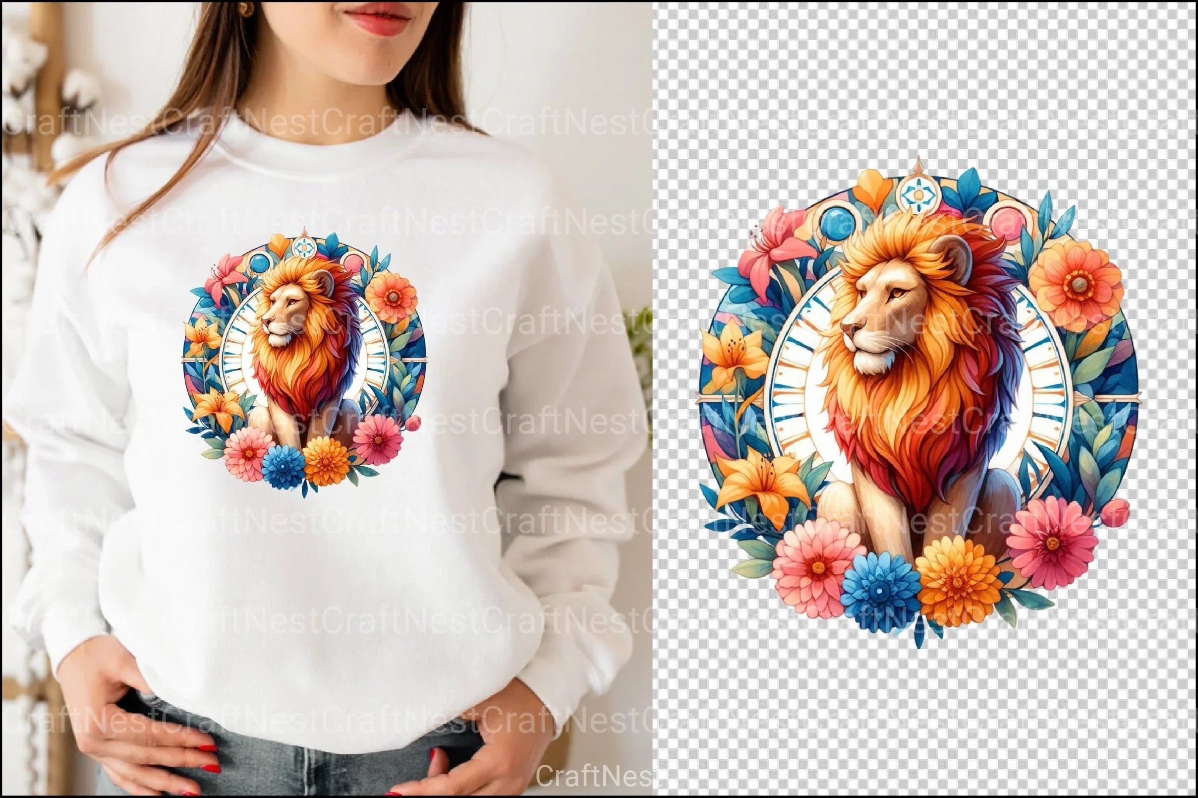 The Leo Tarot Card Clipart Bundle - CraftNest - Digital Crafting and Art