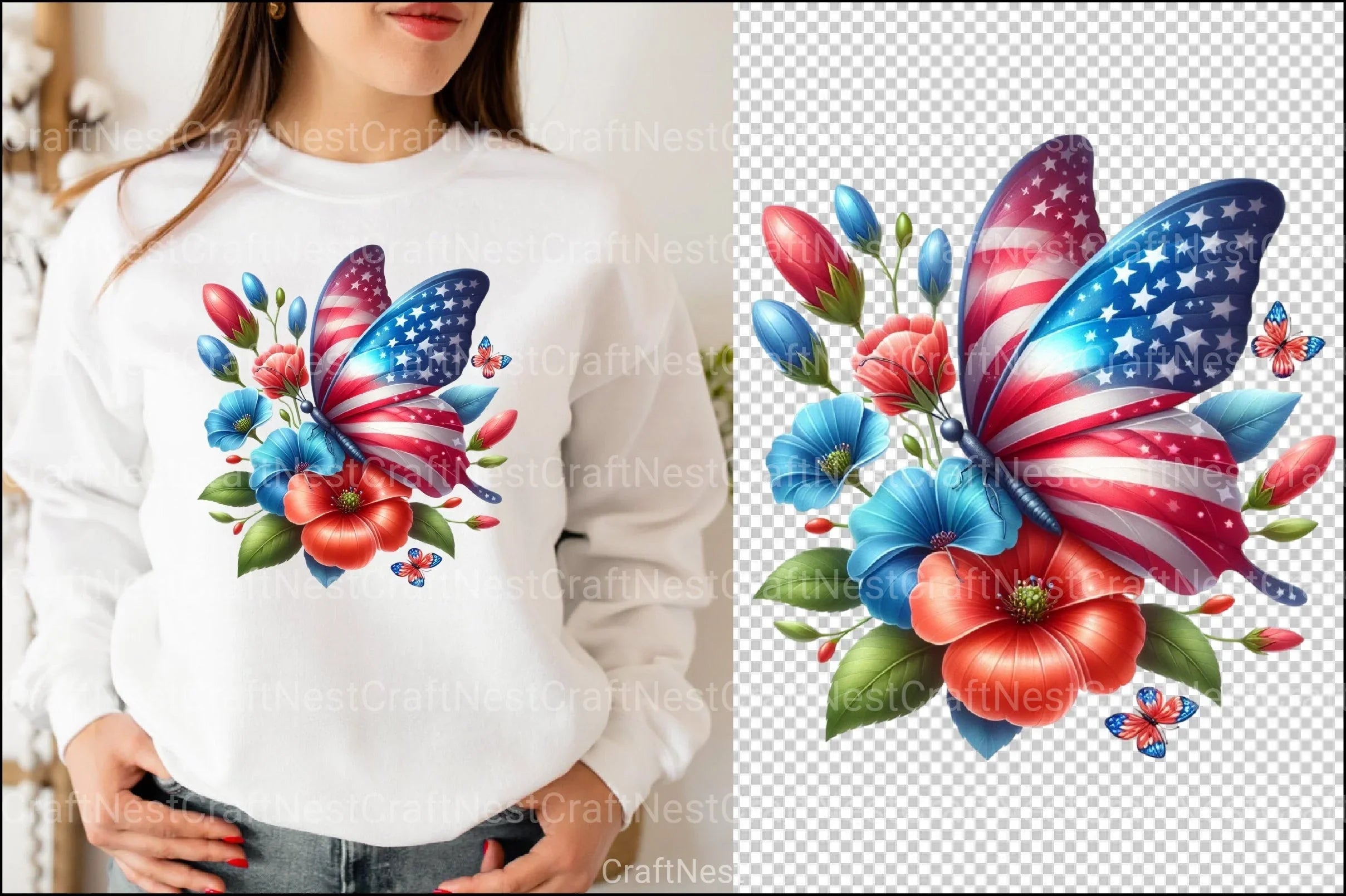 Butterfly Clipart Bundle 99 - CraftNest - Digital Crafting and Art