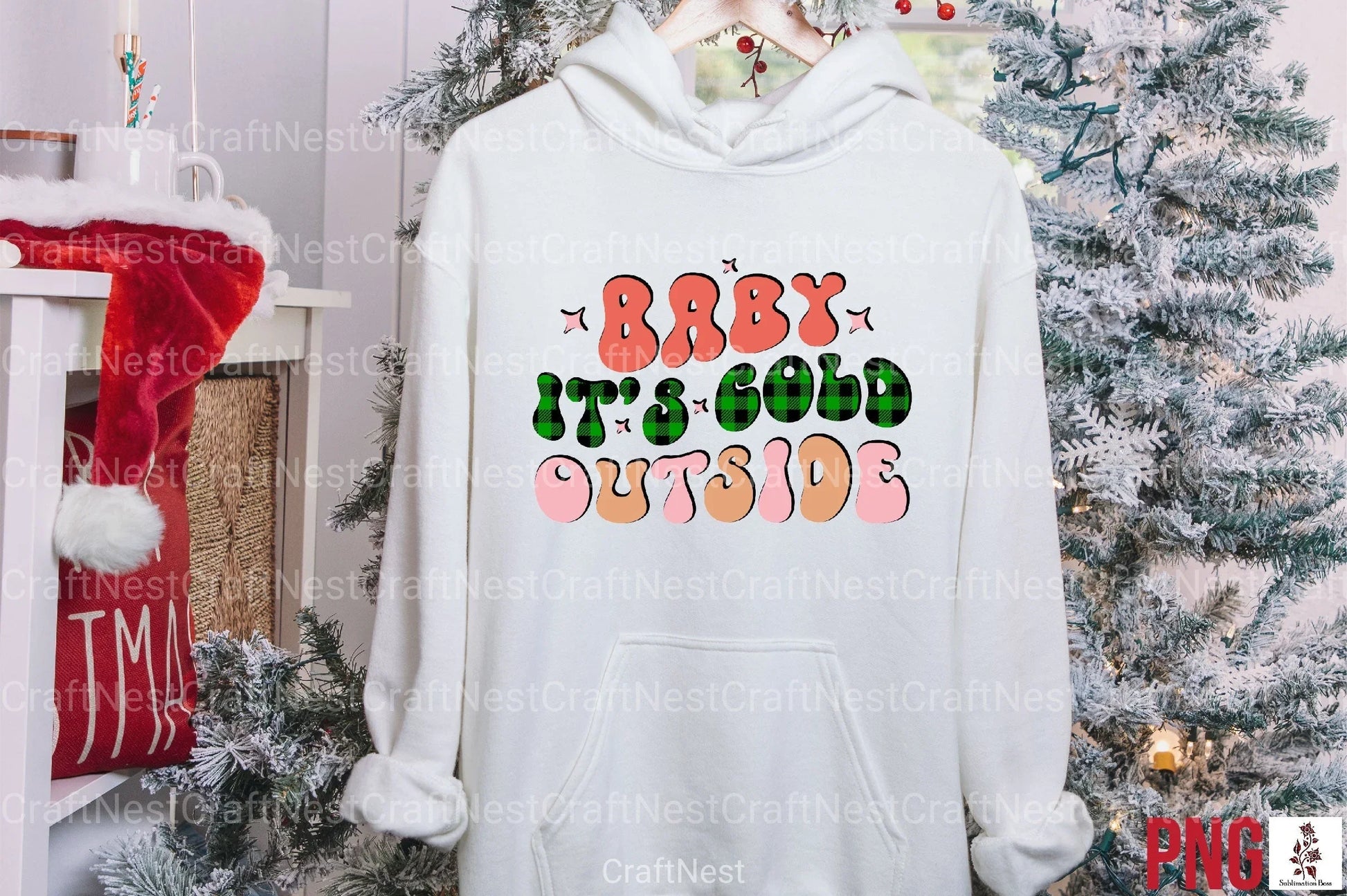 Retro Cute Christmas Clipart Bundle - CraftNest - Digital Crafting and Art