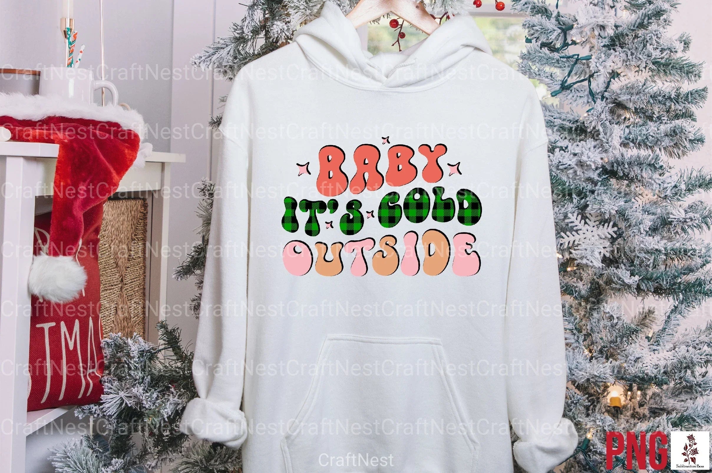 Retro Cute Christmas Clipart Bundle - CraftNest - Digital Crafting and Art