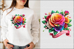 Mother's Day Flowers Clipart Bundle - CraftNest - Digital Crafting and Art