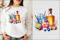 Whiskey Cocktails Clipart Bundle 3 - CraftNest - Digital Crafting and Art