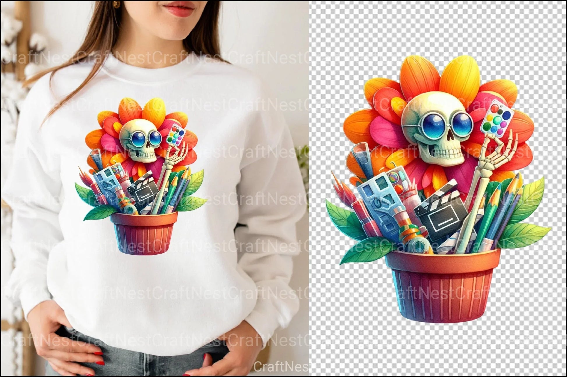 The Movie Marathoner Funny Tarot Card Clipart Bundle - CraftNest - Digital Crafting and Art