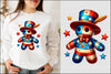 4th of July Voodoo Doll Clipart Bundle