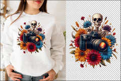 Photographer Skeleton Tarot Card Clipart Bundle - CraftNest - Digital Crafting and Art