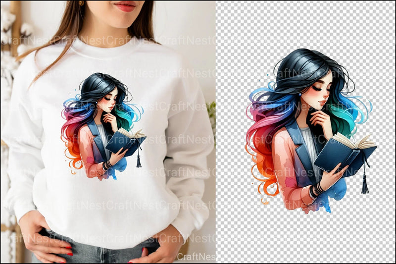 Black Women Clipart Bundle - CraftNest - Digital Crafting and Art