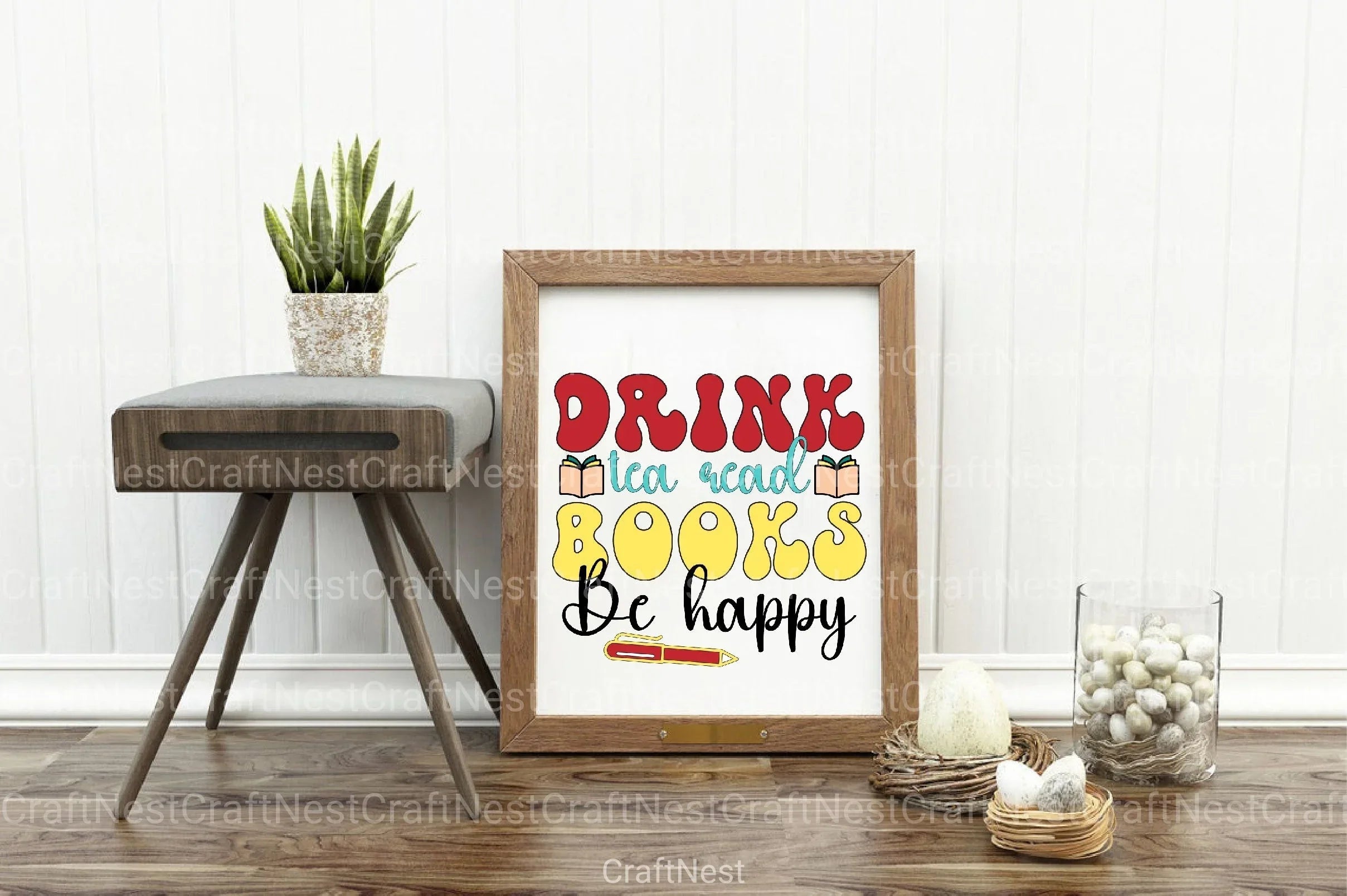 Retro Book Lover Bundle - CraftNest - Digital Crafting and Art