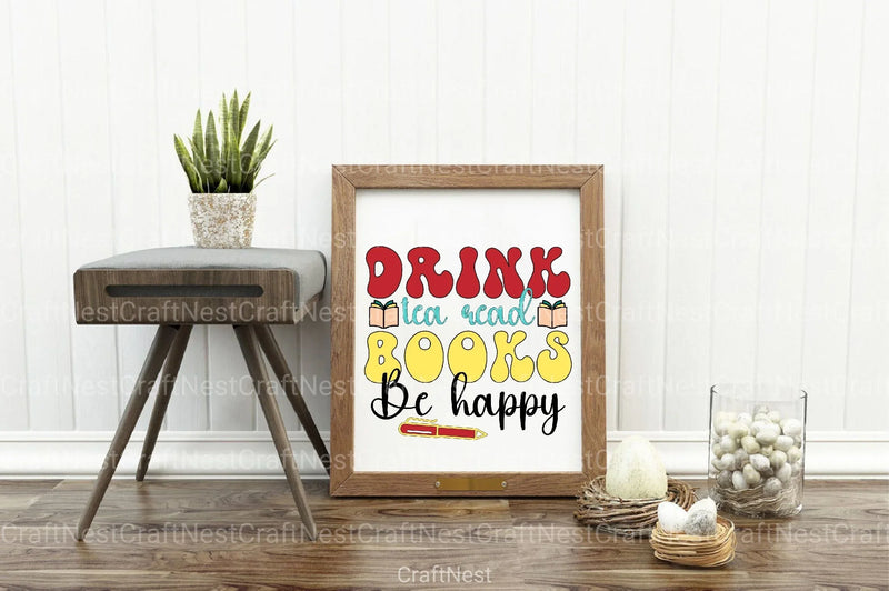 Retro Book Lover Bundle - CraftNest - Digital Crafting and Art