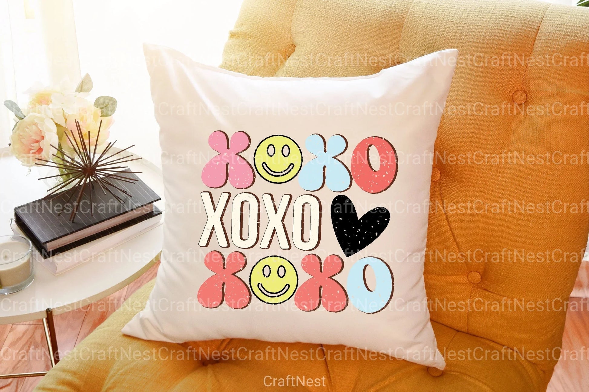 Retro Valentine's Day Clipart Bundle 4 - CraftNest - Digital Crafting and Art