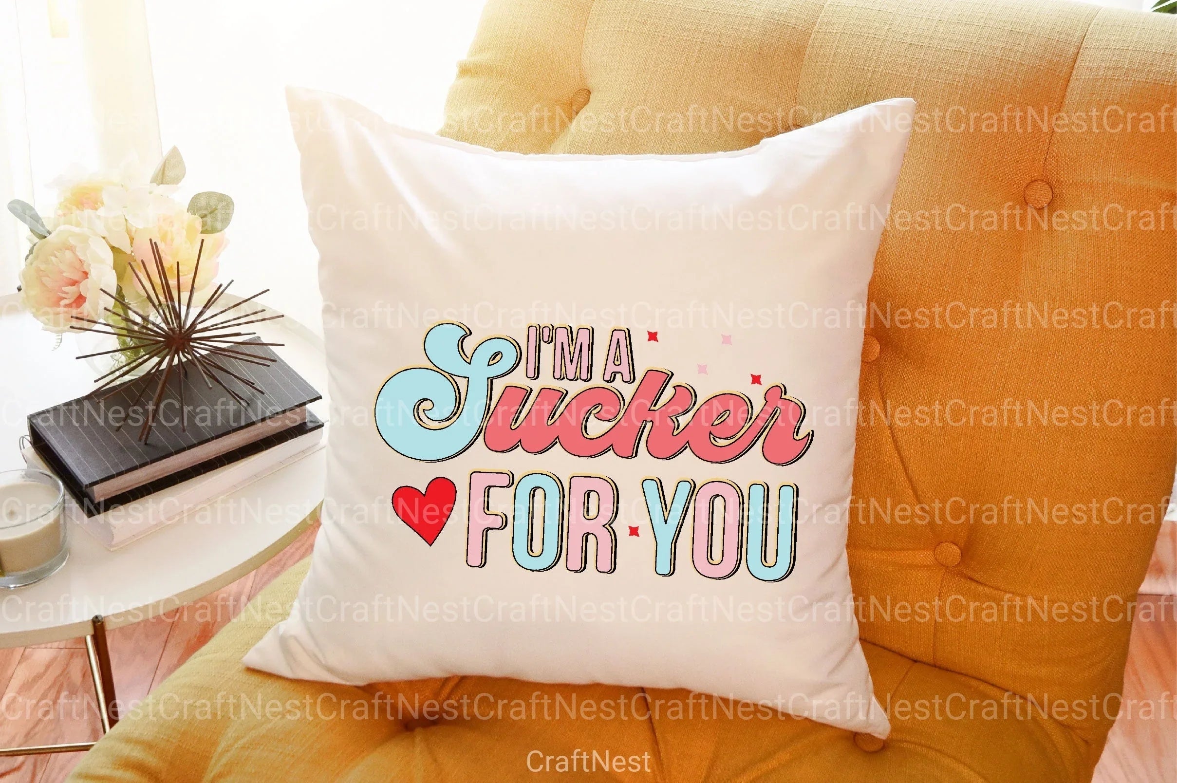 Retro Valentine's Day Design Bundle - CraftNest - Digital Crafting and Art