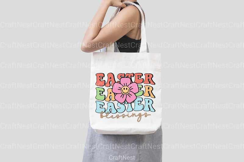 Retro Easter Clipart Bundle 10 - CraftNest - Digital Crafting and Art