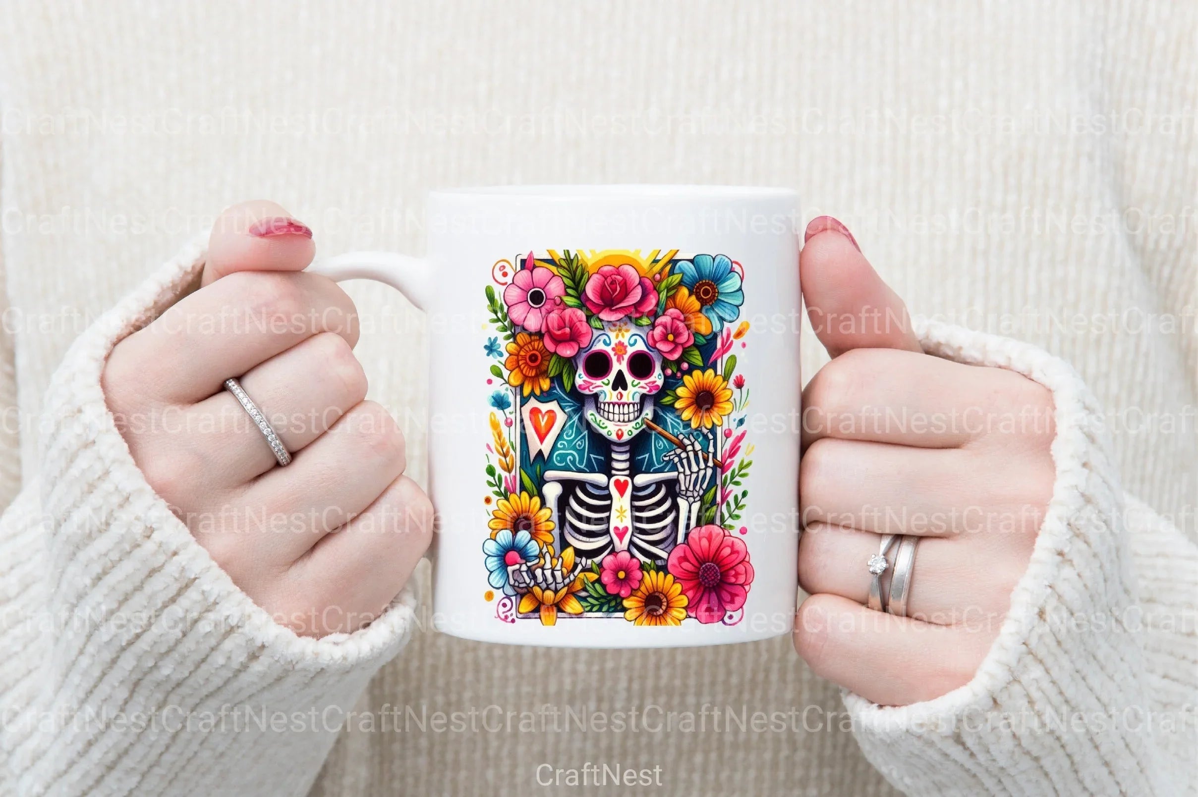 Funny Skeleton Tarot Cards Clipart Bundle 1 - CraftNest - Digital Crafting and Art