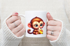 Funny Monkey Clipart Bundle 4 - CraftNest - Digital Crafting and Art