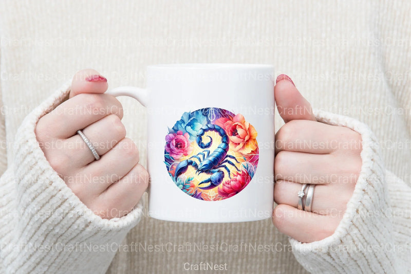 Scorpio Tarot Card Clipart Bundle - CraftNest - Digital Crafting and Art