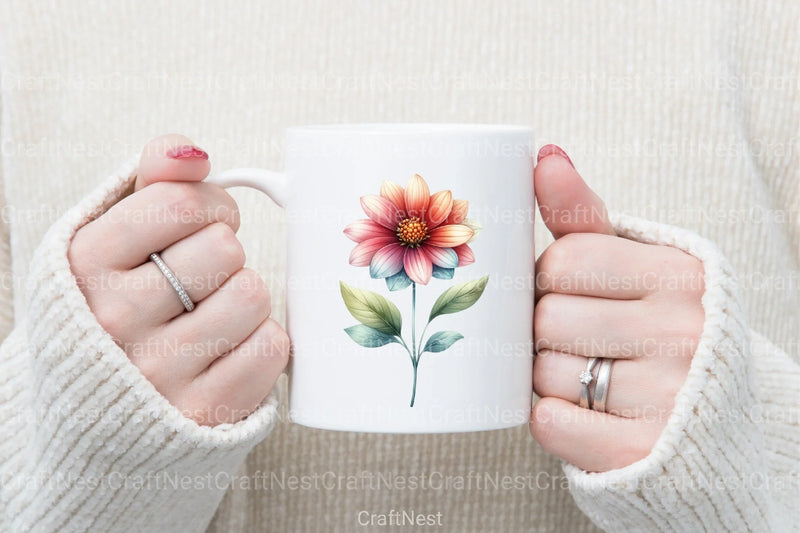 Birth Flowers Clipart Bundle - CraftNest - Digital Crafting and Art