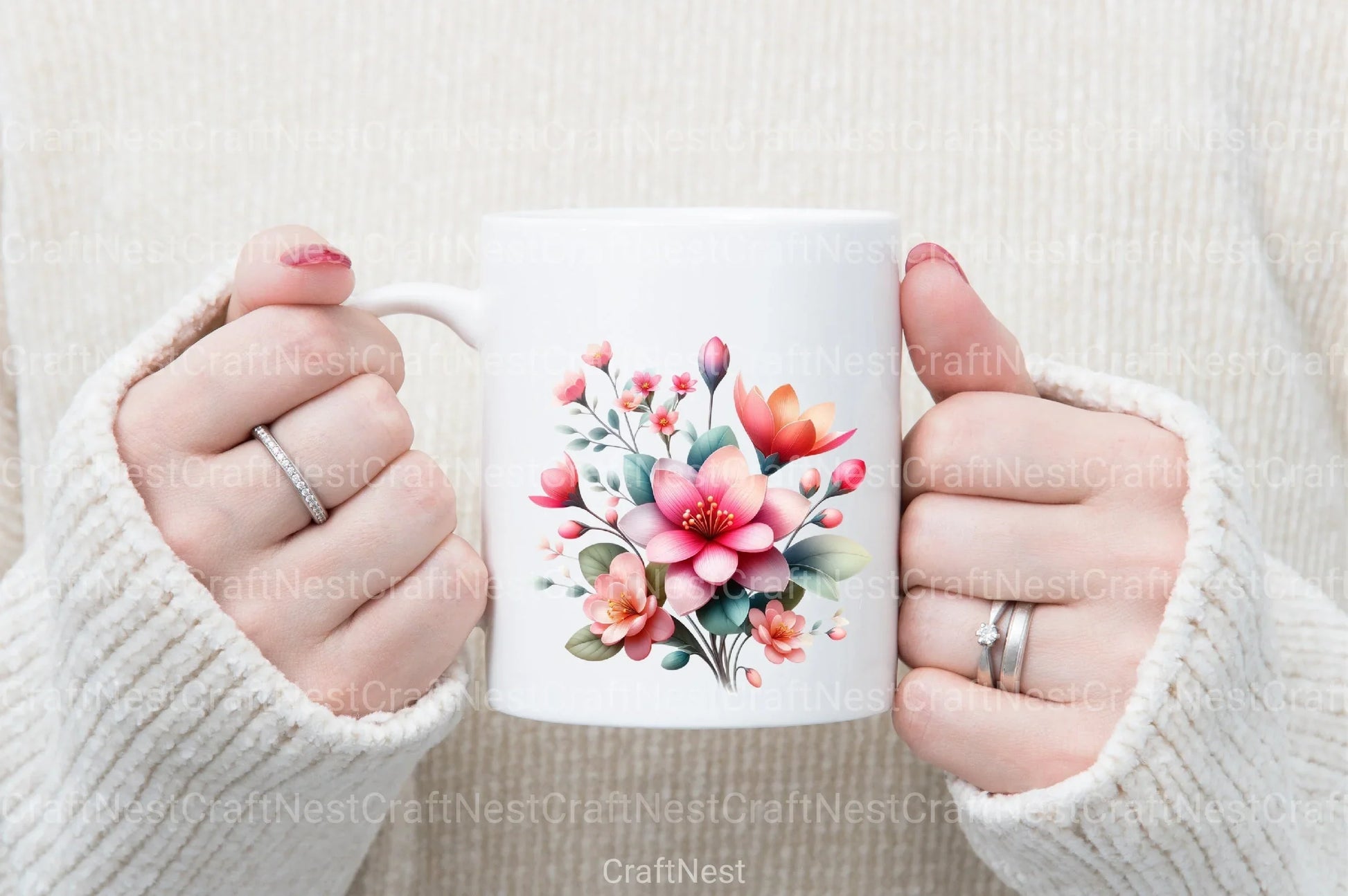 Spring Flowers Clipart Bundle 26 - CraftNest - Digital Crafting and Art