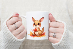 Autumn Kangaroo Clipart Bundle 67 - CraftNest - Digital Crafting and Art