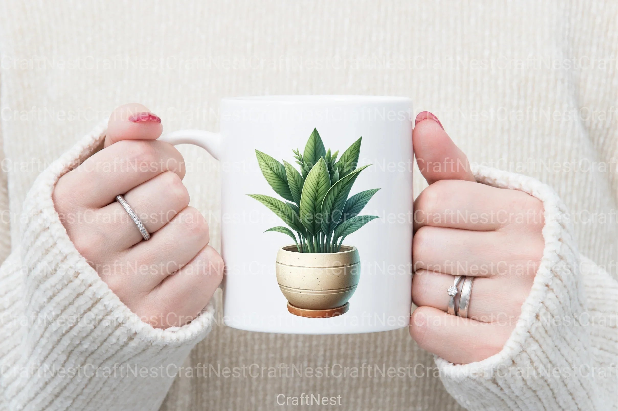 Potted Plants Clipart Bundle - CraftNest - Digital Crafting and Art