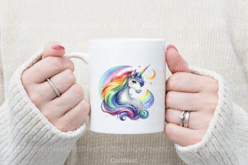 Unicorns Clipart Bundle - CraftNest - Digital Crafting and Art