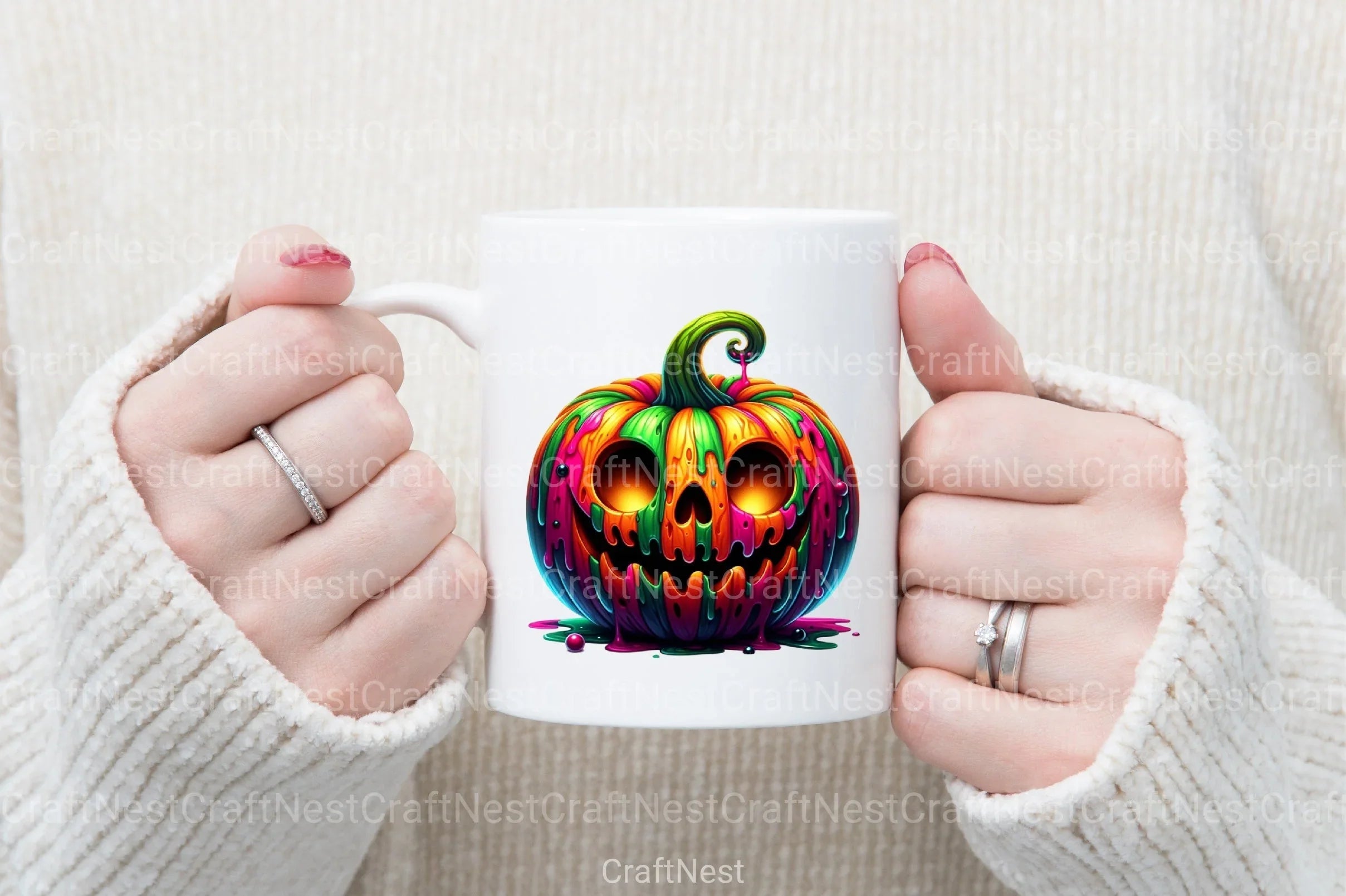 Horror Pumpkin Clipart Bundle 77 - CraftNest - Digital Crafting and Art