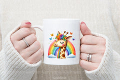 Giraffe Rainbow Clipart Bundle - CraftNest - Digital Crafting and Art