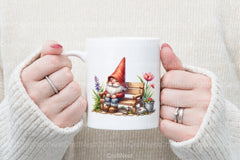 Garden Bench Gnome Clipart Bundle - CraftNest - Digital Crafting and Art