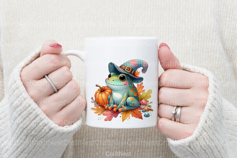 Autumn Frog Clipart Bundle 99 - CraftNest - Digital Crafting and Art