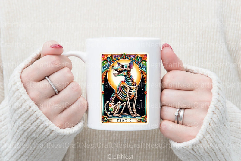 Skeleton Animal Tarot Card Clipart Bundle - CraftNest - Digital Crafting and Art