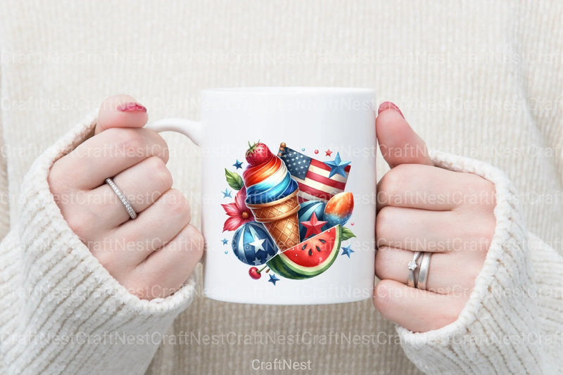 4th of July Clipart Bundle 17 - CraftNest - Digital Crafting and Art