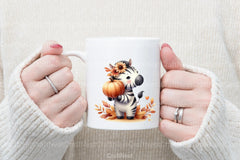 Autumn Cute Zebra Clipart Bundle - CraftNest - Digital Crafting and Art