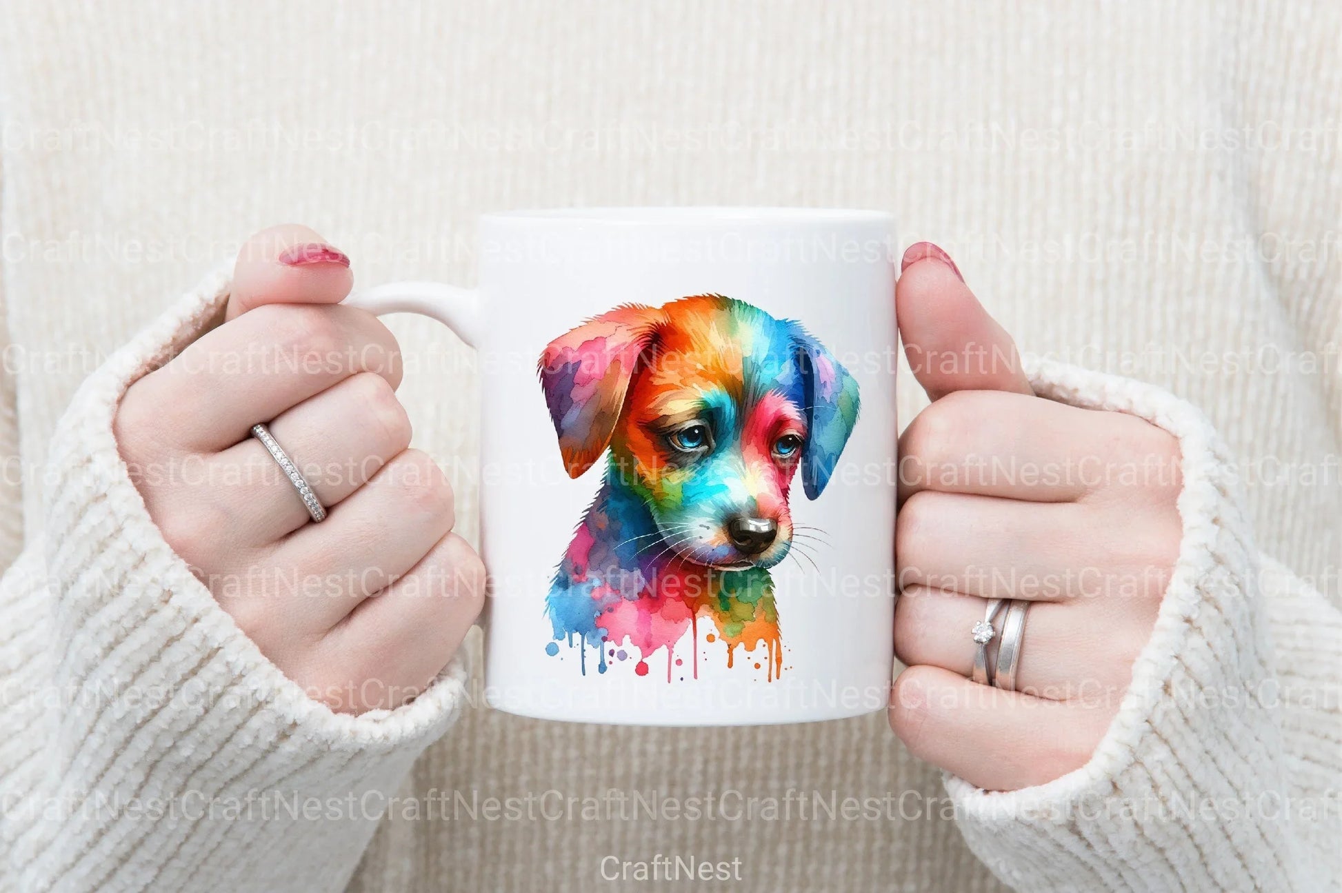 Sad Colorful Dogs Clipart Bundle - CraftNest - Digital Crafting and Art