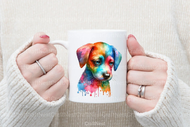 Sad Colorful Dogs Clipart Bundle - CraftNest - Digital Crafting and Art