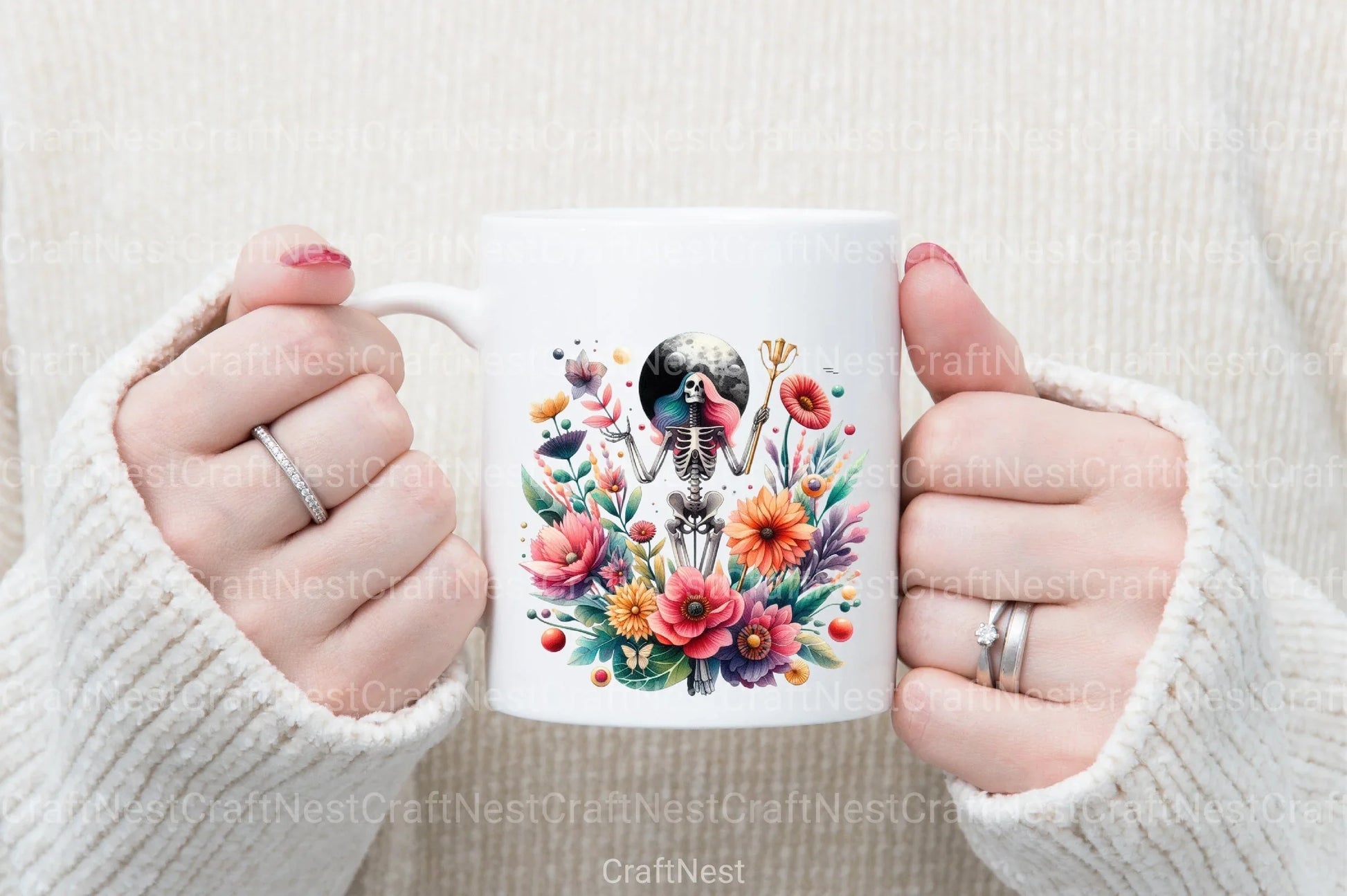 Plant Lady Tarot Card Clipart Bundle - CraftNest - Digital Crafting and Art