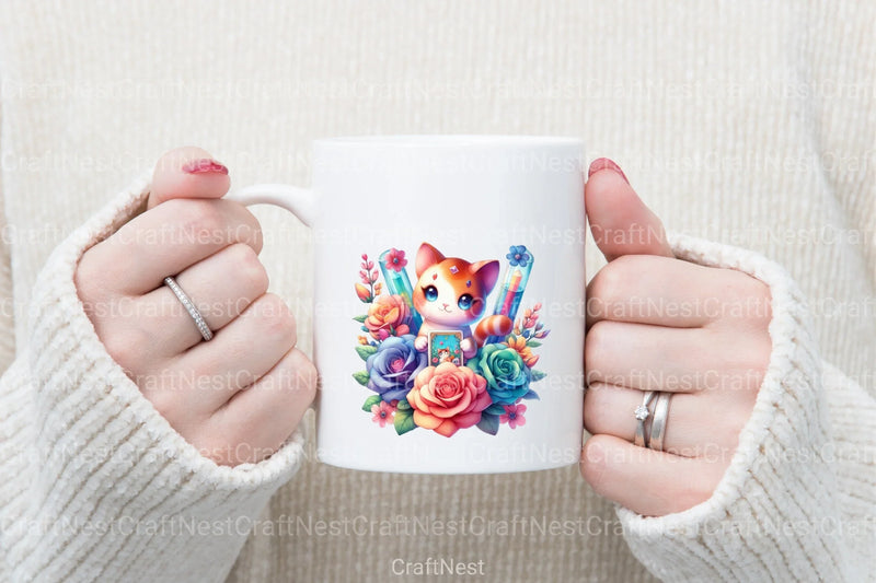 Cute Cats Tarot Card Clipart Bundle - CraftNest - Digital Crafting and Art