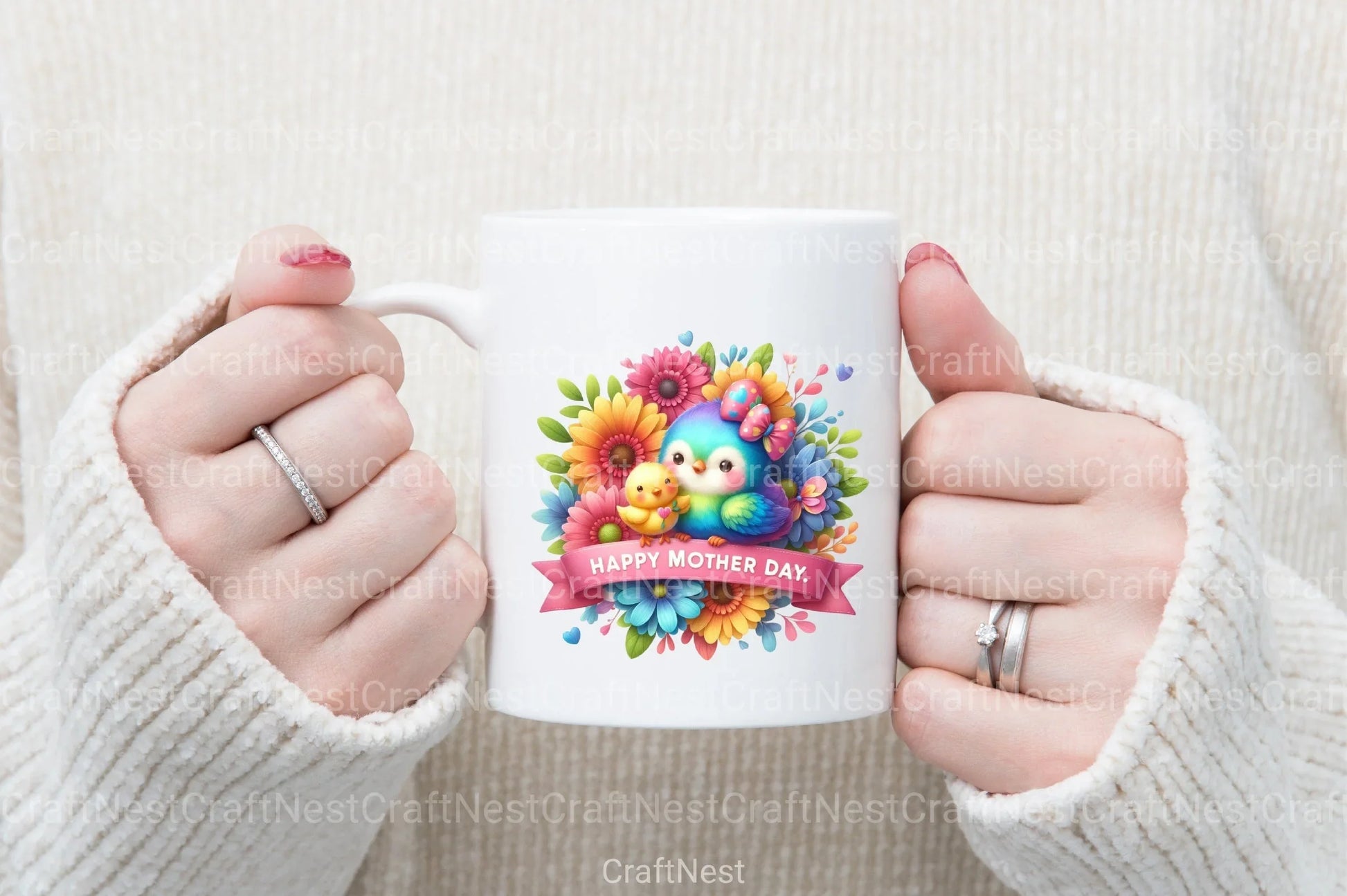 Happy Mother's Day Animal Clipart Bundle - CraftNest - Digital Crafting and Art