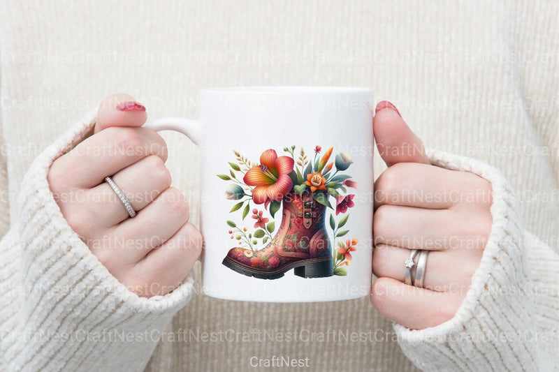 Garden Boots Clipart Bundle 13 - CraftNest - Digital Crafting and Art