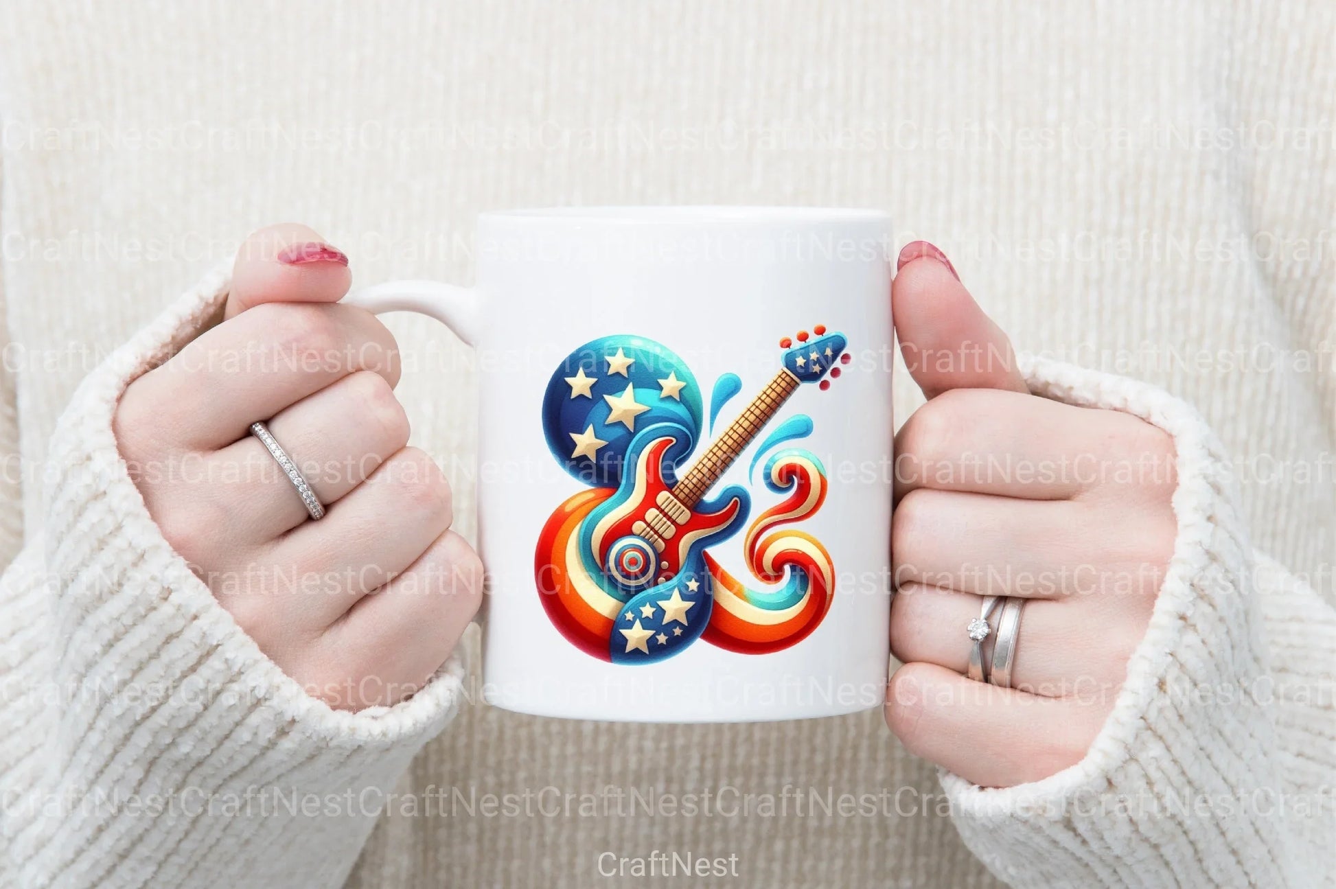 Retro Groovy 4th of July Clipart Bundle - CraftNest - Digital Crafting and Art