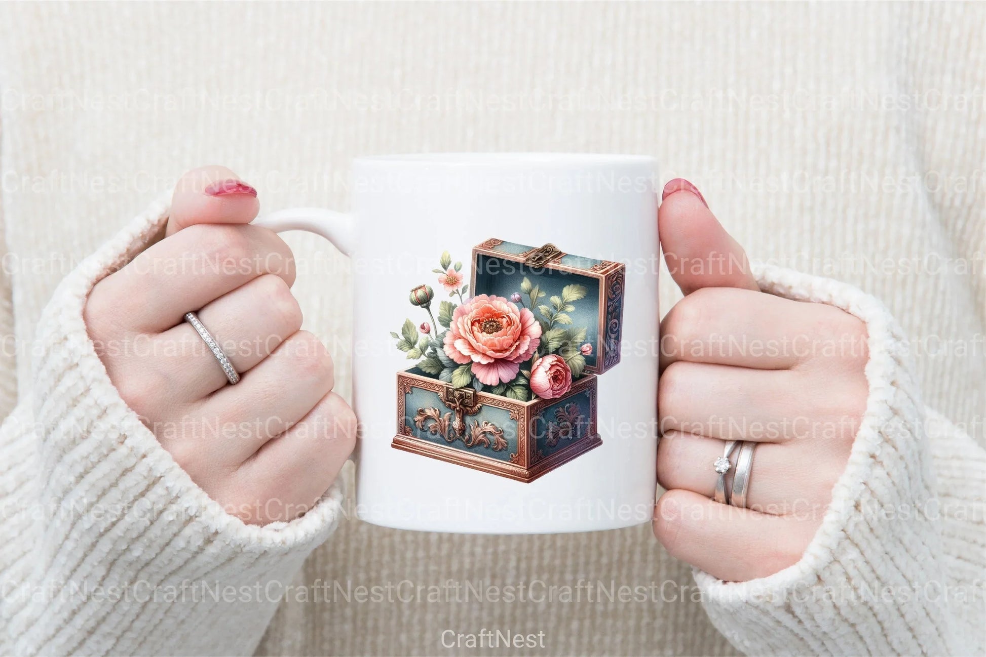 Flower Boxes Clipart Bundle - CraftNest - Digital Crafting and Art