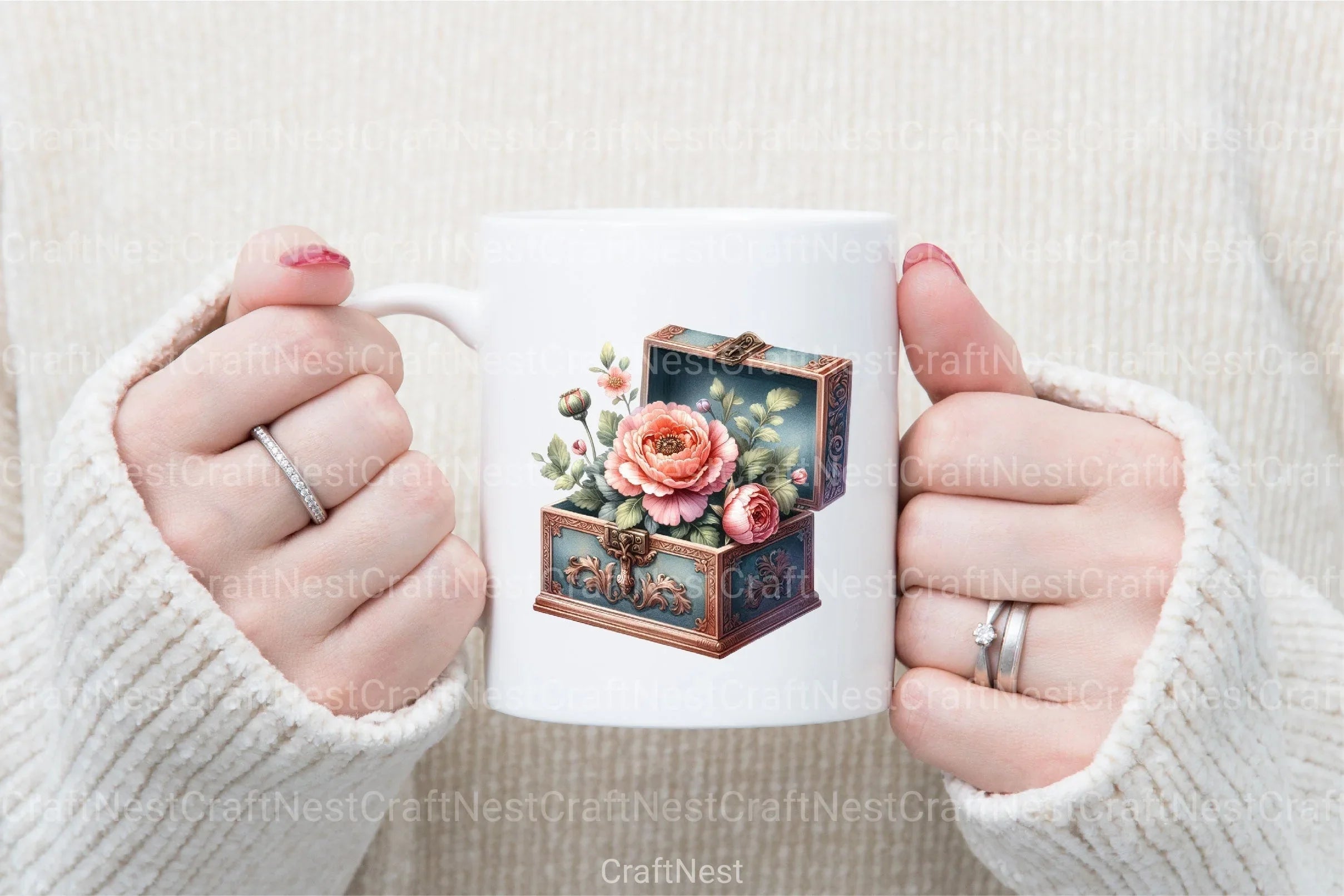 Flower Boxes Clipart Bundle - CraftNest - Digital Crafting and Art